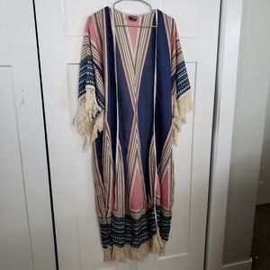 !!!3/$10!!! Long Striped Kimono/Robe